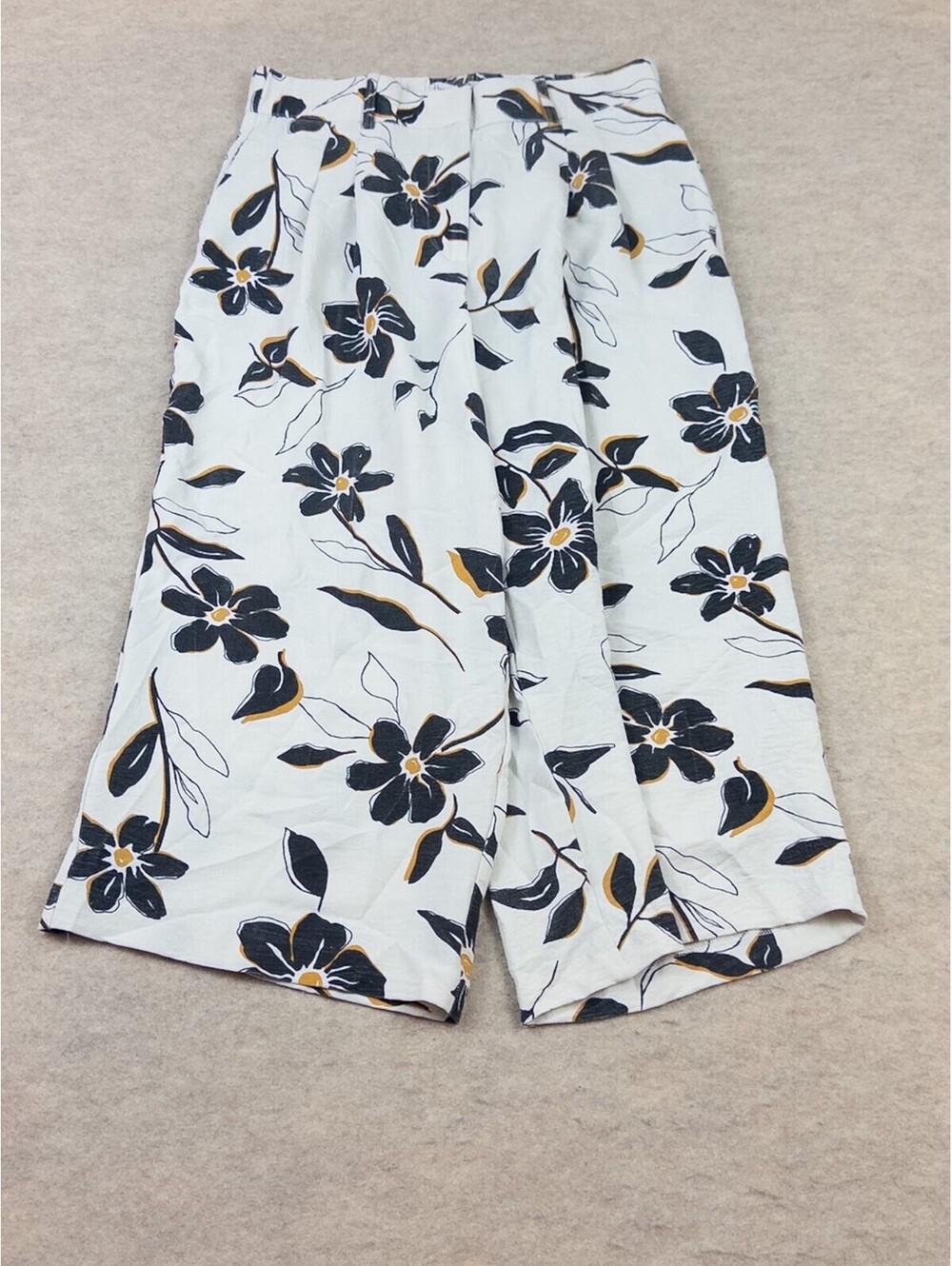 Haver & Blair London Floral Wide Leg Pants, Size M